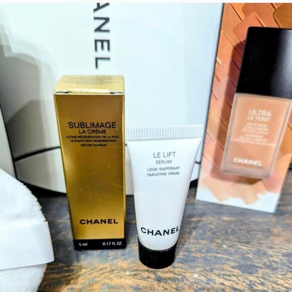 Chanel Sublimage 6 mini-Makeup cosmetic foundation skin care mascara lift serum - Picture 4 of 11